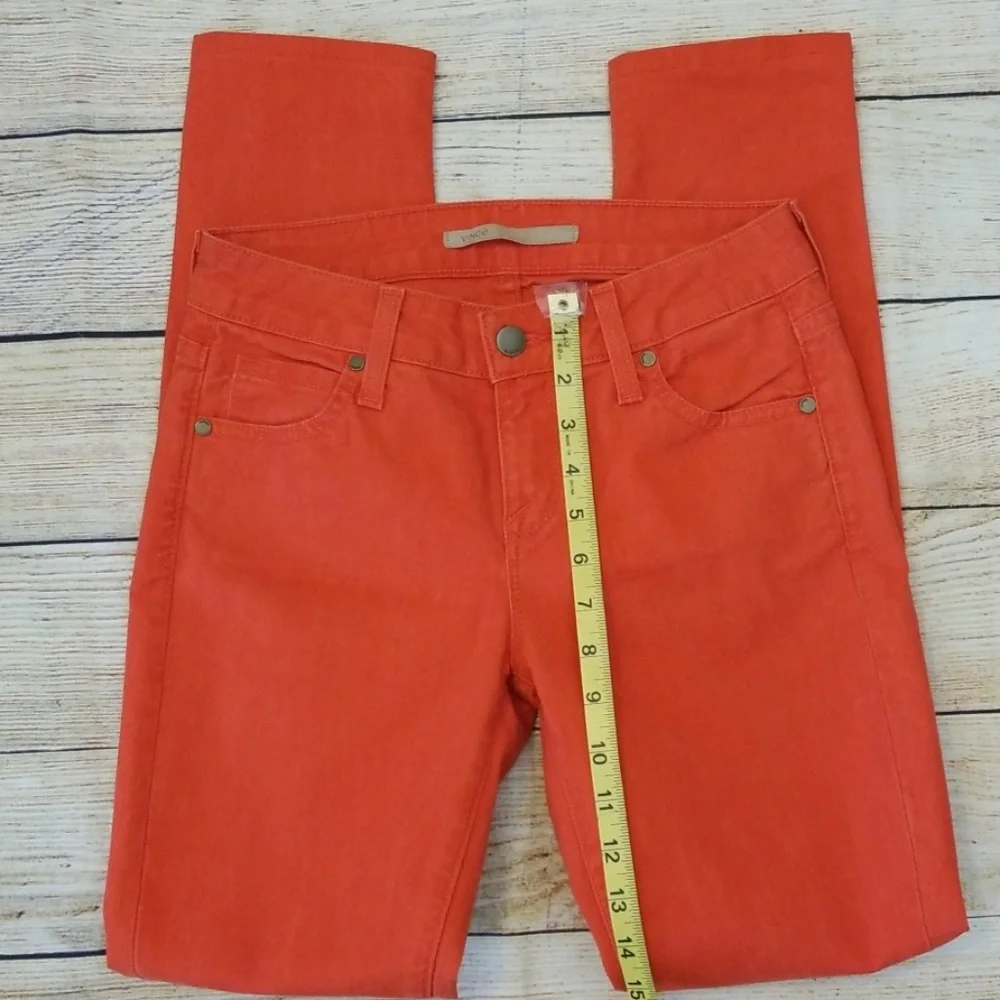 Vince Tomato Skinny Ankle Jeans
